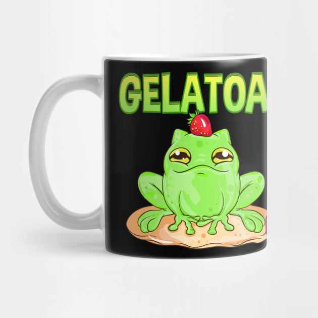 Gelatoad | Funny Food Lover Gifts | Jelly Amphibious Frog by Proficient Tees